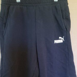 Puma Shorts, Navy Blue w/ Puma in white on front and back, Size Medium
